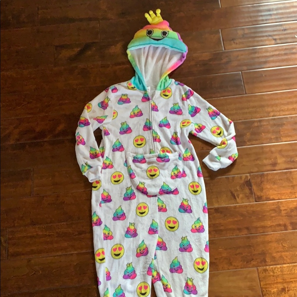 Emoji one piece pajamas